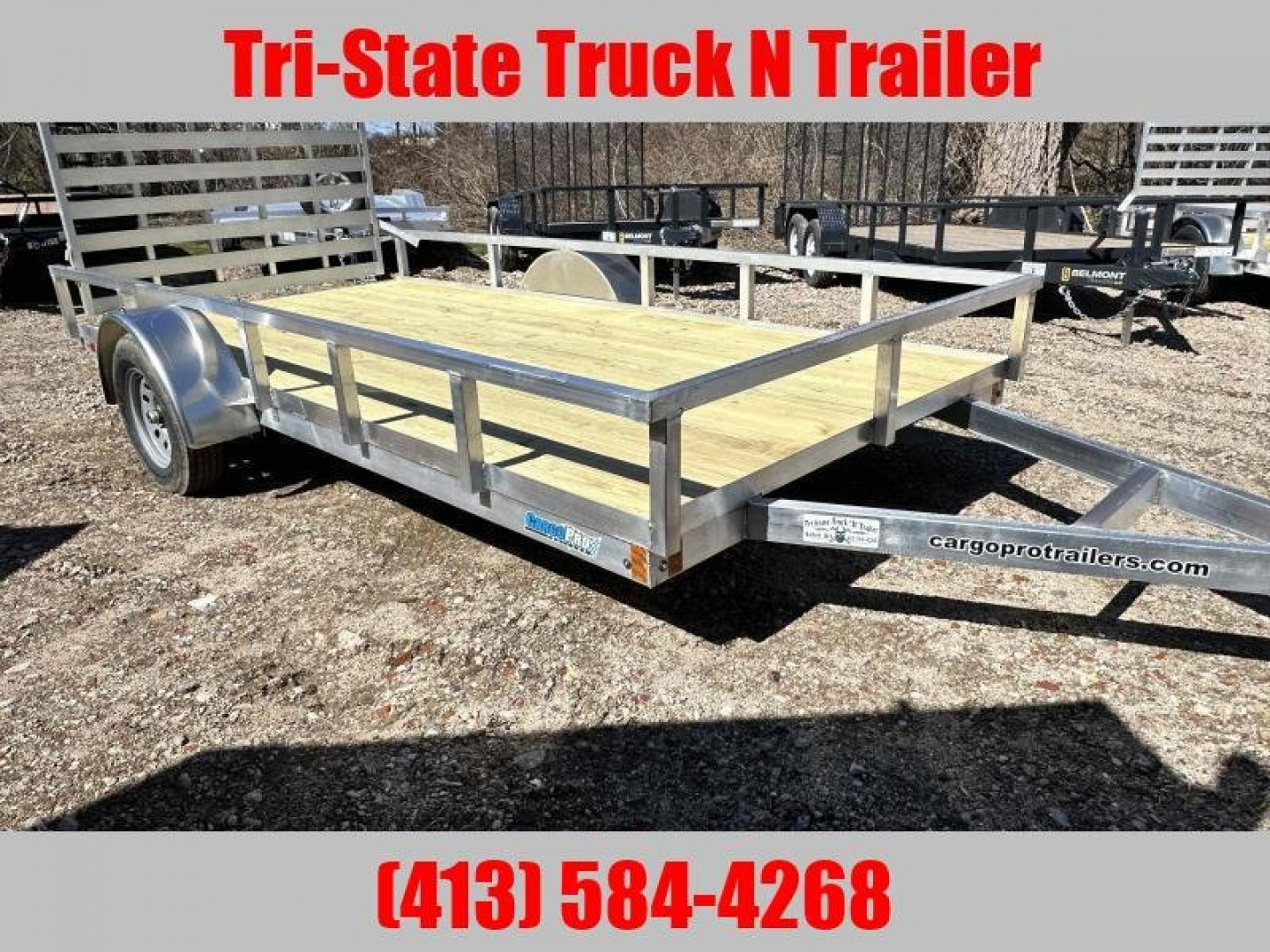 New 2025 Stealth Cargo-Pro 12'  landscape Utility Trailer