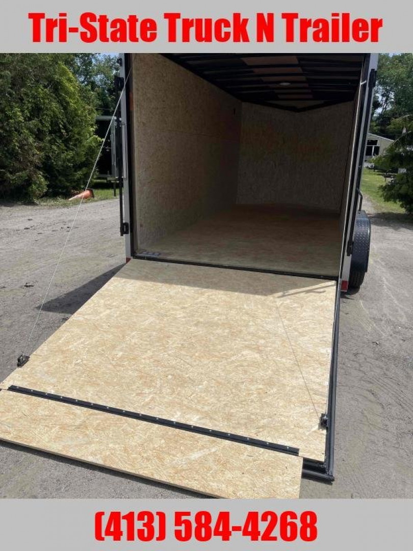 New 2025 LOOK 7x16 Enclosed Black out 84" Interior