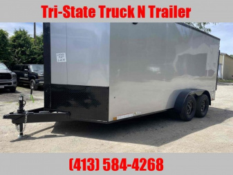 New 2025 LOOK 7x16 Enclosed Black out 84" Interior