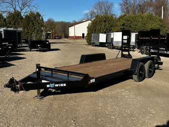 New 2025 Bwise 18' 10K GVW Equipment trailer