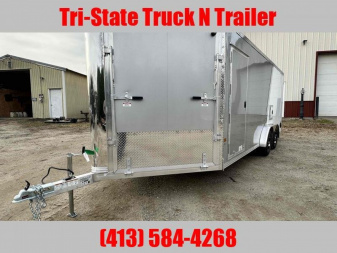 New 2024 Stealth 7.5 x18 Snowmobile Trailer