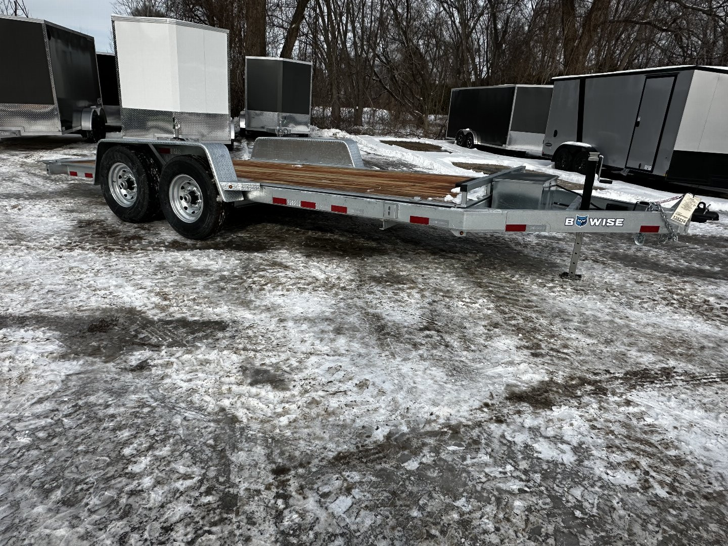 New 2025 BWISE 14K Tilt Trailer Galvanized