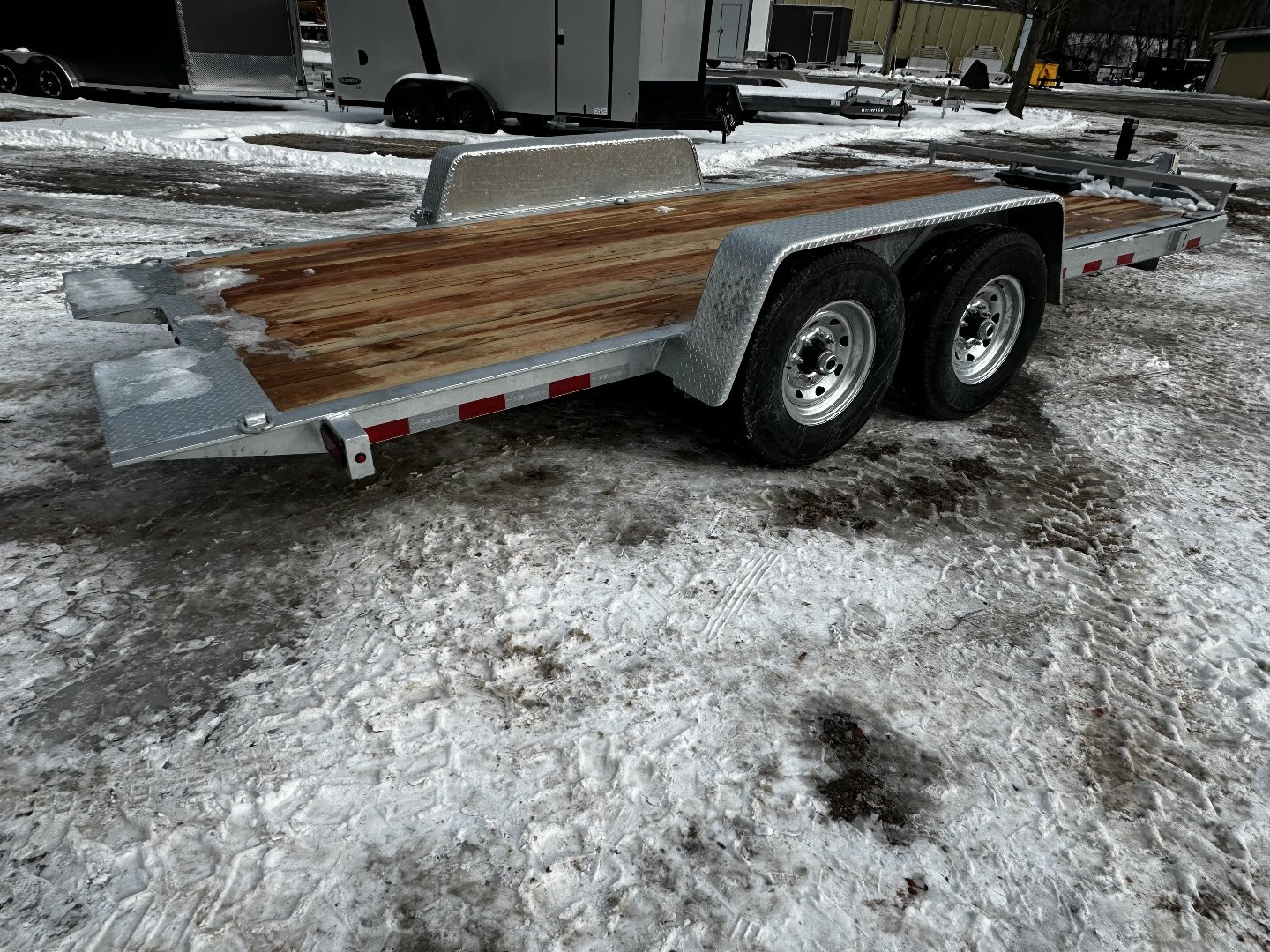 New 2025 BWISE 14K Tilt Trailer Galvanized