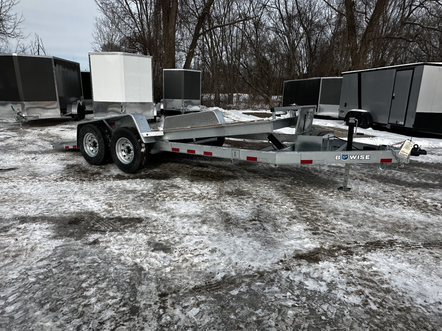 New 2025 BWISE 14K Tilt Trailer Galvanized