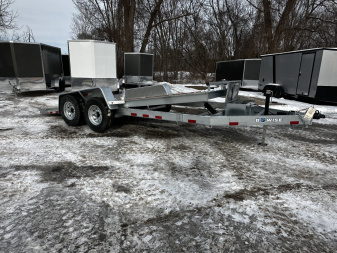 New 2025 BWISE 14K Tilt Trailer Galvanized