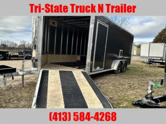 New 2024 Stealth Trailers 7.5 x18 Snowmobile Trailer