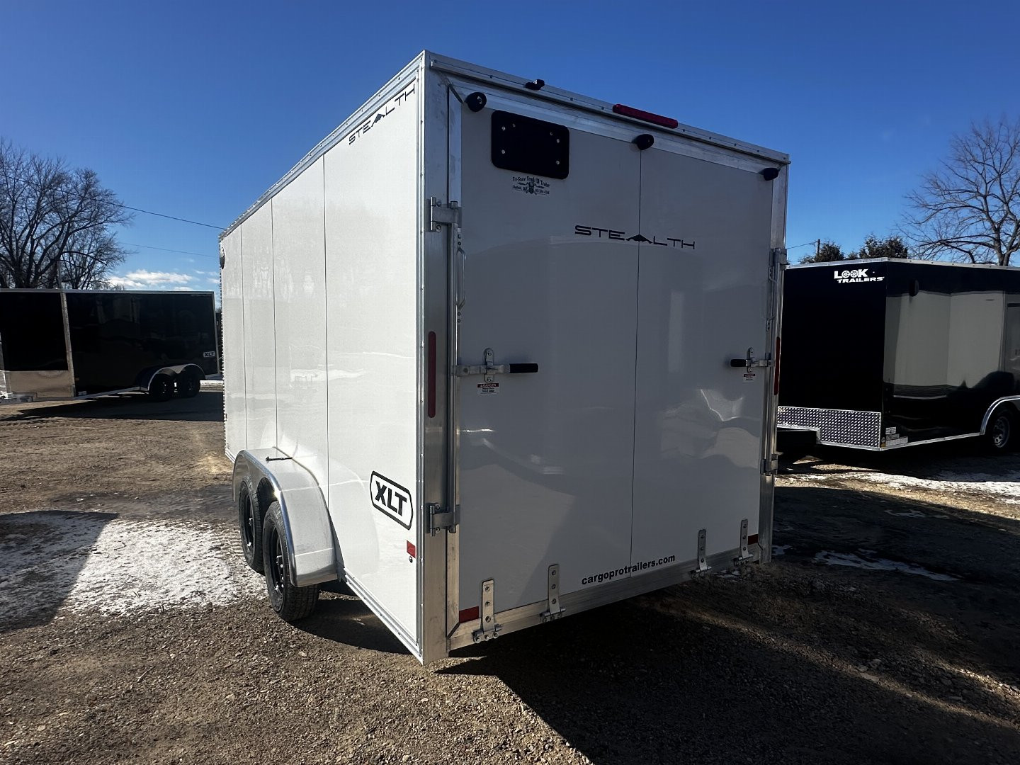 New 2025 7x16 Enclosed Cargo Trailer w/ 84" Interior