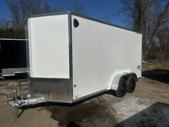 New 2025 7x16 Enclosed Cargo Trailer w/ 84  Interior