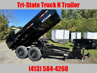 New 2025 Bwise 7x12 12k  GVW  Dump Trailer w/ramps