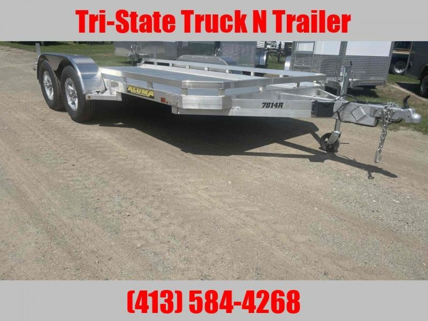 New 2025 Aluma 78x 14 Aluminum trailer