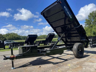 New 2025 Bwise DTR 5x10 5k gvw w/ brakes Dump Trailer