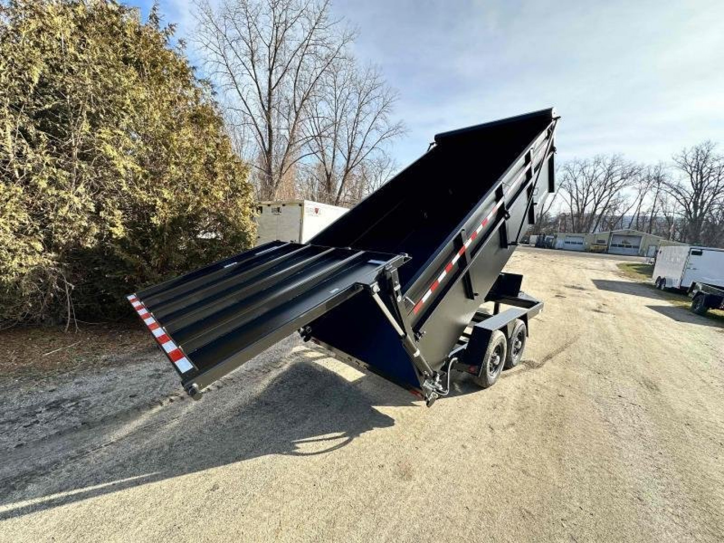 New 2025 B-Wise 16' Ultimate Dump Trailer 15400 GVW