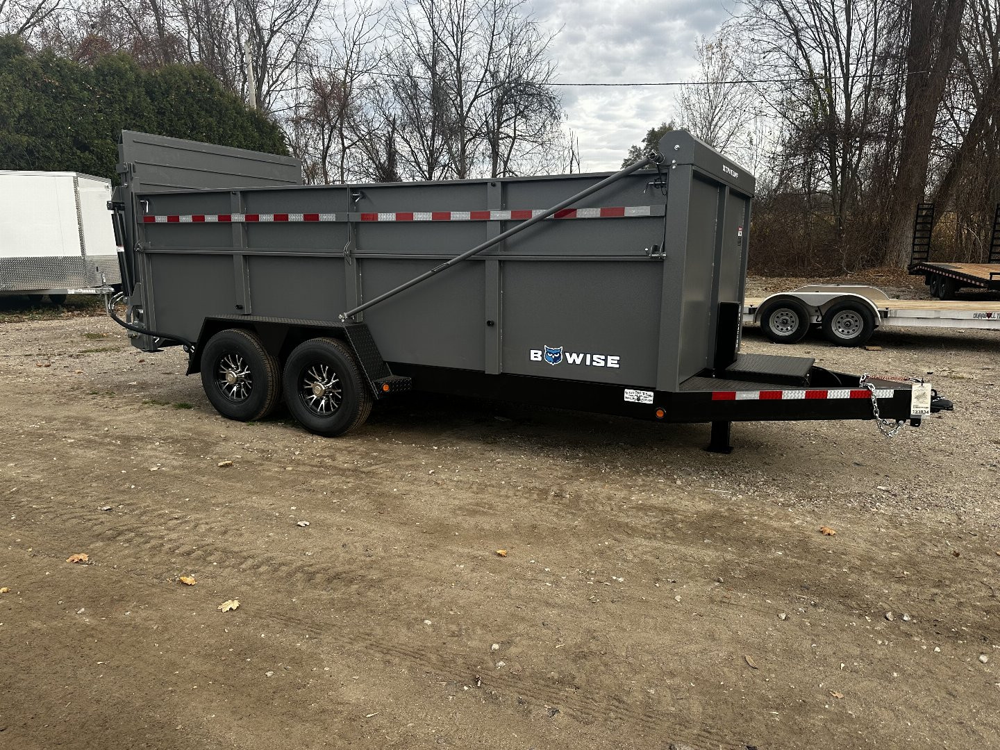 New 2025 B-Wise 16' Ultimate Dump Trailer 15400 GVW