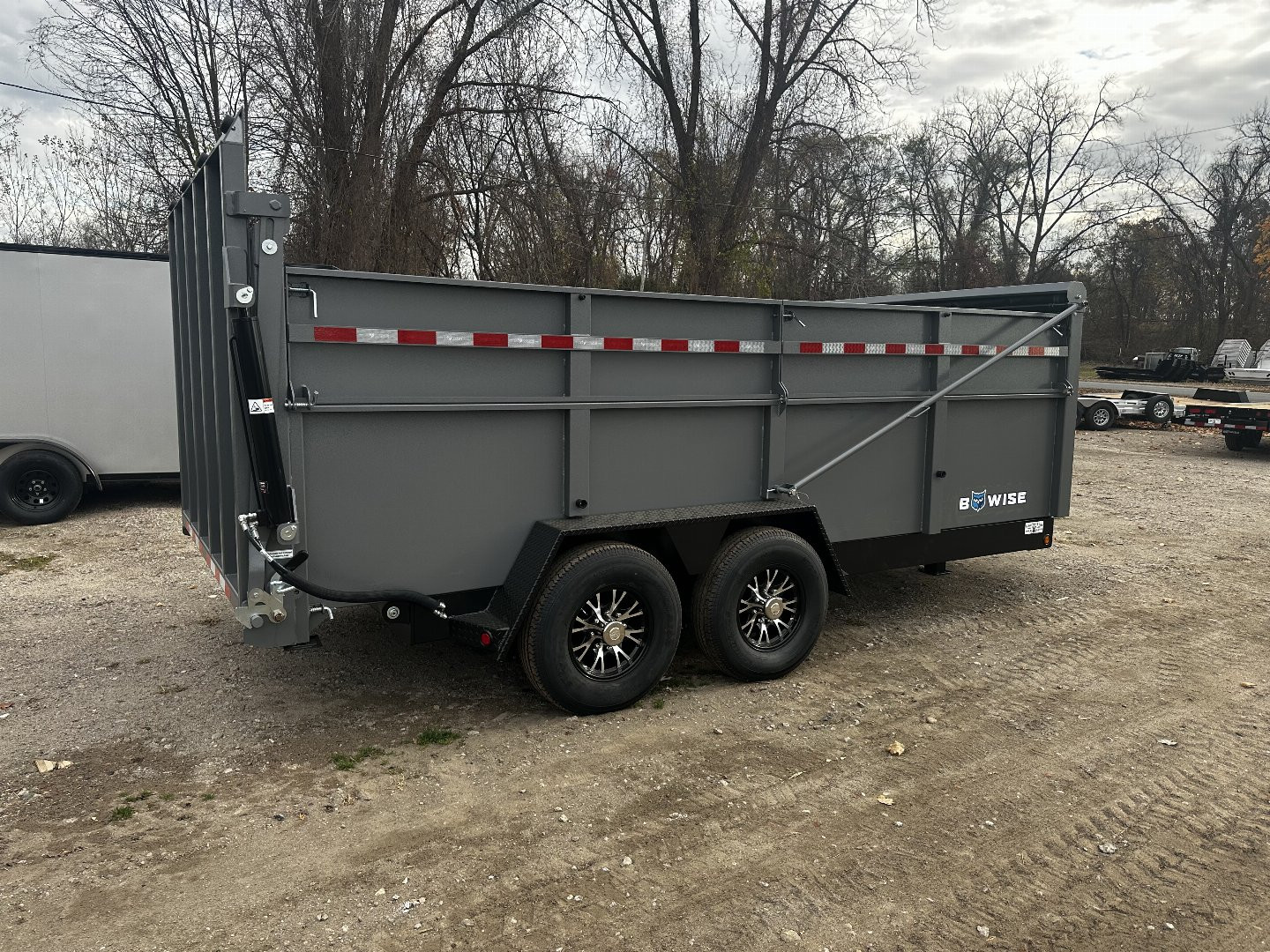New 2025 B-Wise 16' Ultimate Dump Trailer 15400 GVW