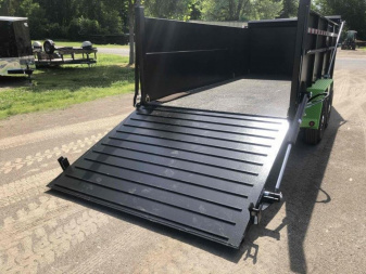 New 2025 B-Wise 16' Ultimate Dump Trailer 15400 GVW