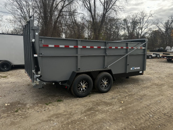 New 2025 B-Wise 16' Ultimate Dump Trailer 15400 GVW