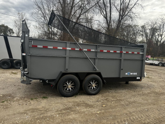 New 2025 B-Wise 16' Ultimate Dump Trailer 15400 GVW