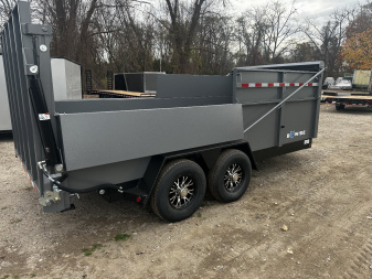 New 2025 B-Wise 16' Ultimate Dump Trailer 15400 GVW