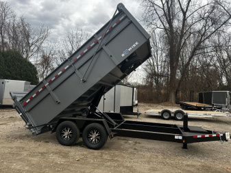 New 2025 B-Wise 16' Ultimate Dump Trailer 15400 GVW