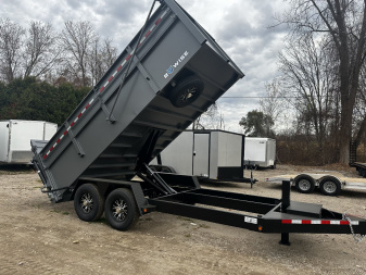 New 2025 B-Wise 16' Ultimate Dump Trailer 15400 GVW