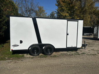 New 2025 LOOK TRAILERS LOOK 7x16 Enclosed Black out Cargo / Enclosed Trailer