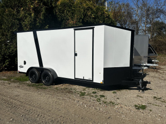 New 2025 LOOK TRAILERS LOOK 7x16 Enclosed Black out Cargo / Enclosed Trailer