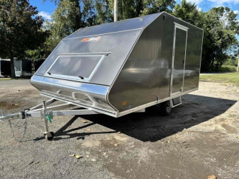New 2025 SNOPRO TRAILERS HYBRID 101X12 Snowmobile Trailer