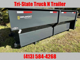 Used 2025 BELMONT 14' Roll-off Dumpster can Dump Trailer