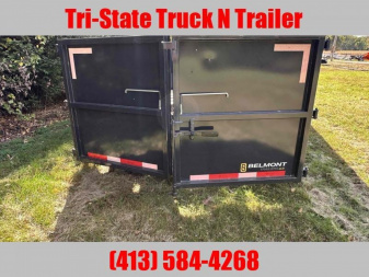 Used 2025 BELMONT 14' Roll-off Dumpster can Dump Trailer