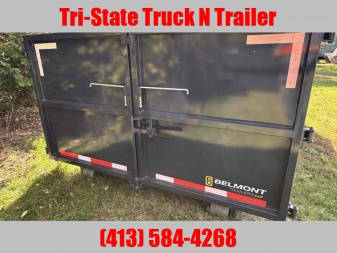 Used 2025 BELMONT 14' Roll-off Dumpster can Dump Trailer