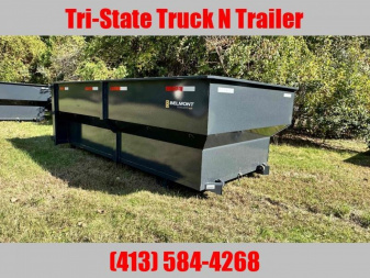 Used 2025 BELMONT 14' Roll-off Dumpster can Dump Trailer