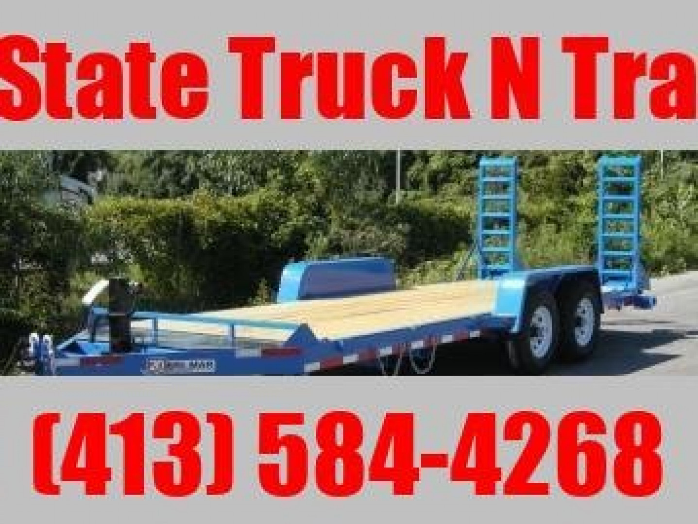 New 2025 BWISE 20' 14k GVW Equipment Trailer