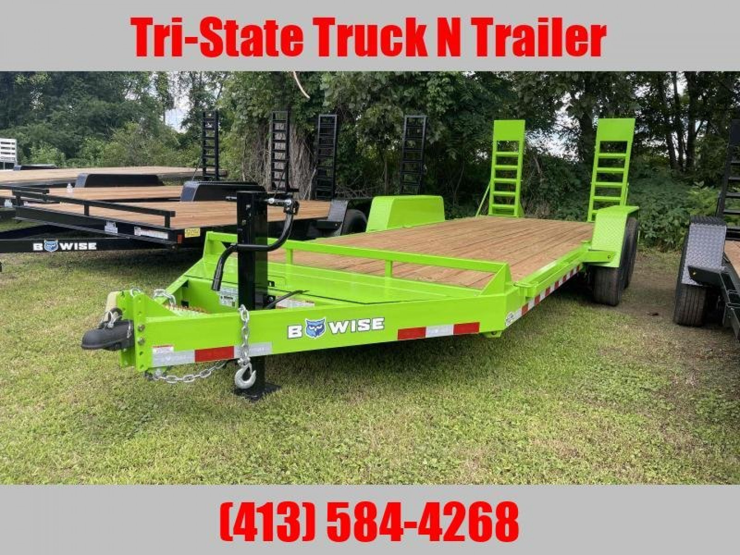 New 2025 BWISE 20' 14k GVW Equipment Trailer