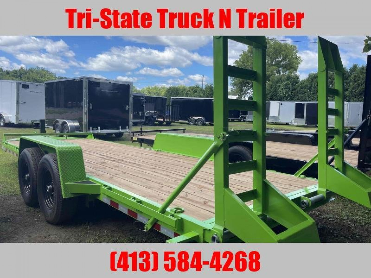 New 2025 BWISE 20' 14k GVW Equipment Trailer