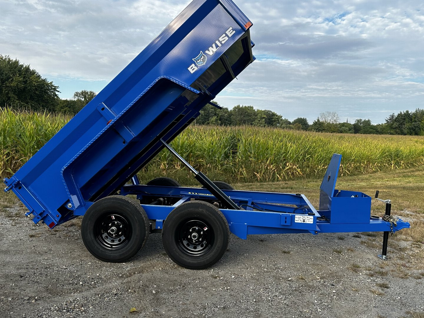 New 2025 BWISE NEW Brimar Bwise DT 6x10 LP-LE-10 dump trailer Dump Trailer