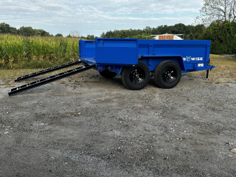 New 2025 BWISE NEW Brimar Bwise DT 6x10 LP-LE-10 dump trailer Dump Trailer