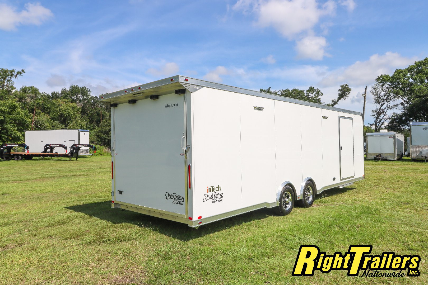 New 2025 inTech Trailers 8.5x28 Race Trailer