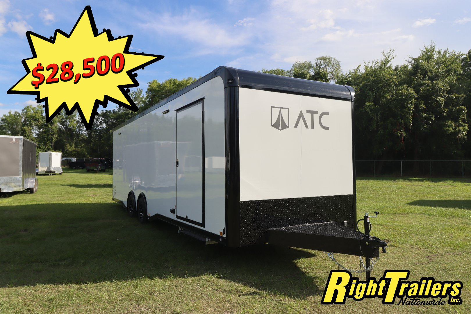 New 2025 ATC 8.5x28 ROM400 Race Trailer