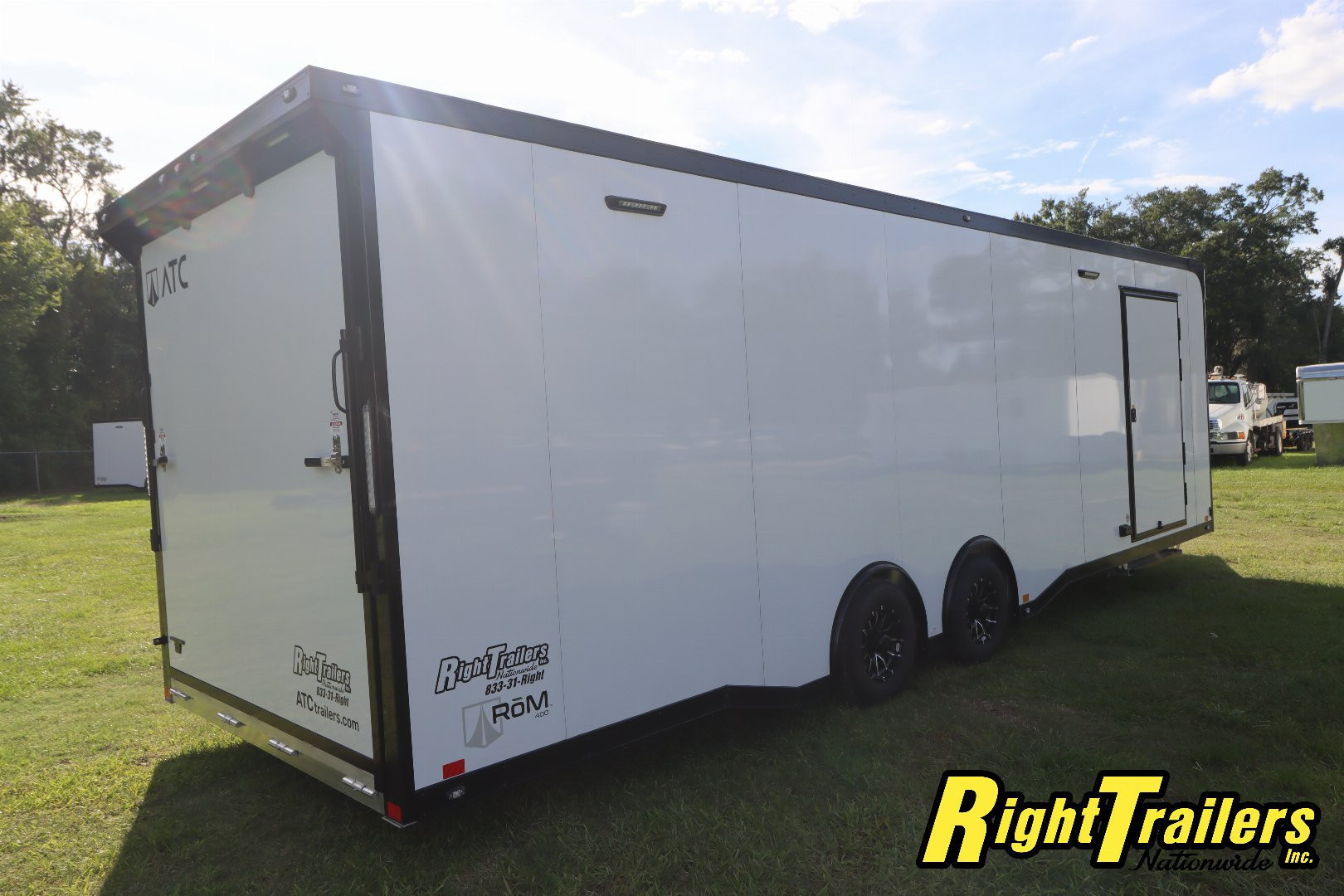 New 2025 ATC 8.5x28 ROM400 Race Trailer