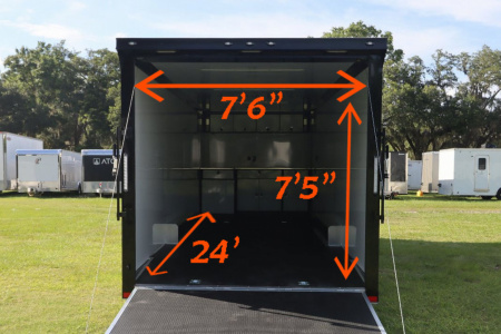 New 2025 ATC 8.5x28 ROM400 Race Trailer