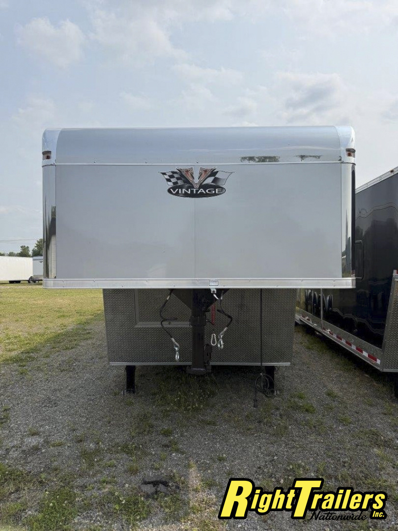 New 2025 Vintage Trailers 8.5x48 Race Trailer with Bathroom Package