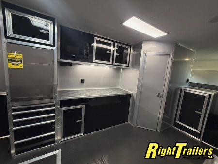 New 2025 Vintage Trailers 8.5x48 Race Trailer with Bathroom Package