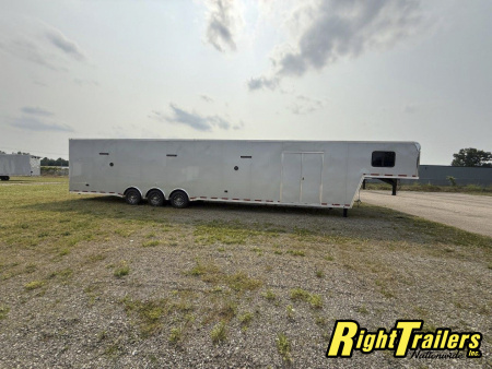 New 2025 Vintage Trailers 8.5x48 Race Trailer with Bathroom Package
