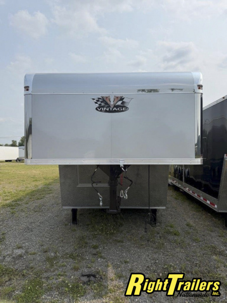 New 2025 Vintage Trailers 8.5x48 Race Trailer with Bathroom Package