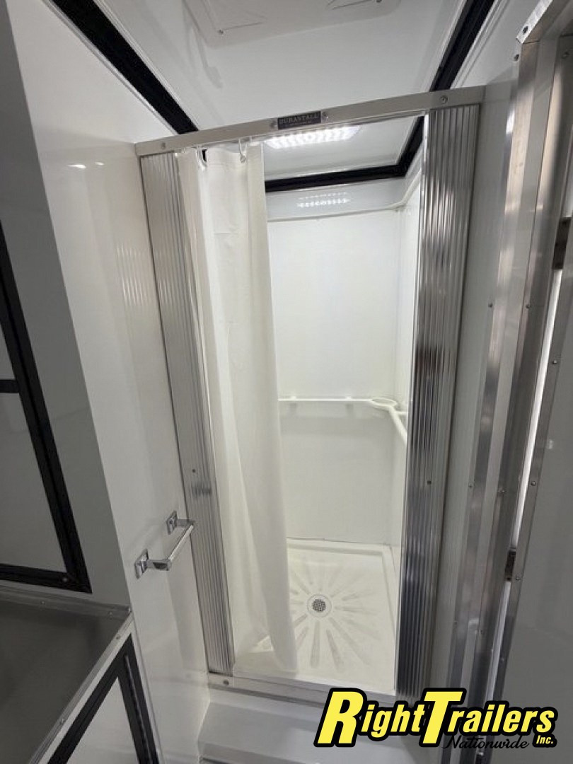 New RC Trailers 8.5x44 Race Trailer with Bathroom Package
