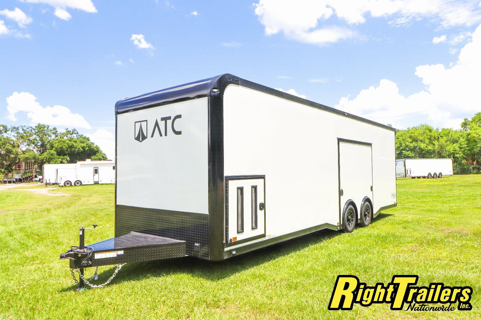 New 2025 8.5X28 ATC RACE TRAILER