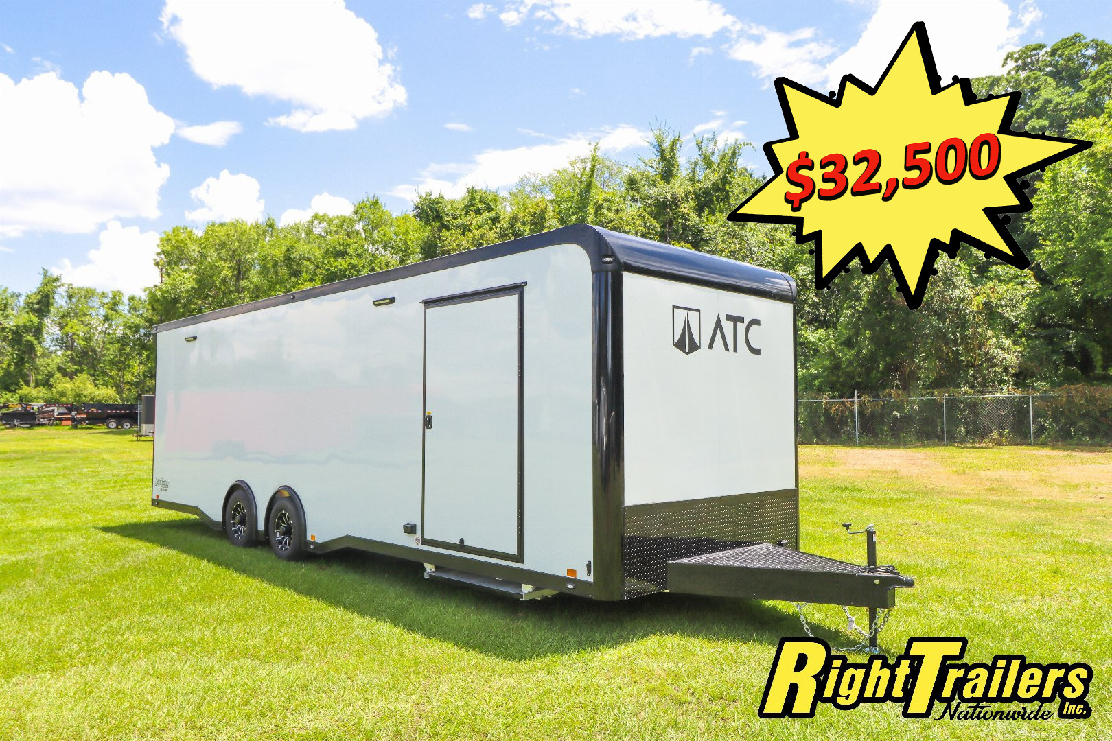 New 2025 8.5X28 ATC RACE TRAILER