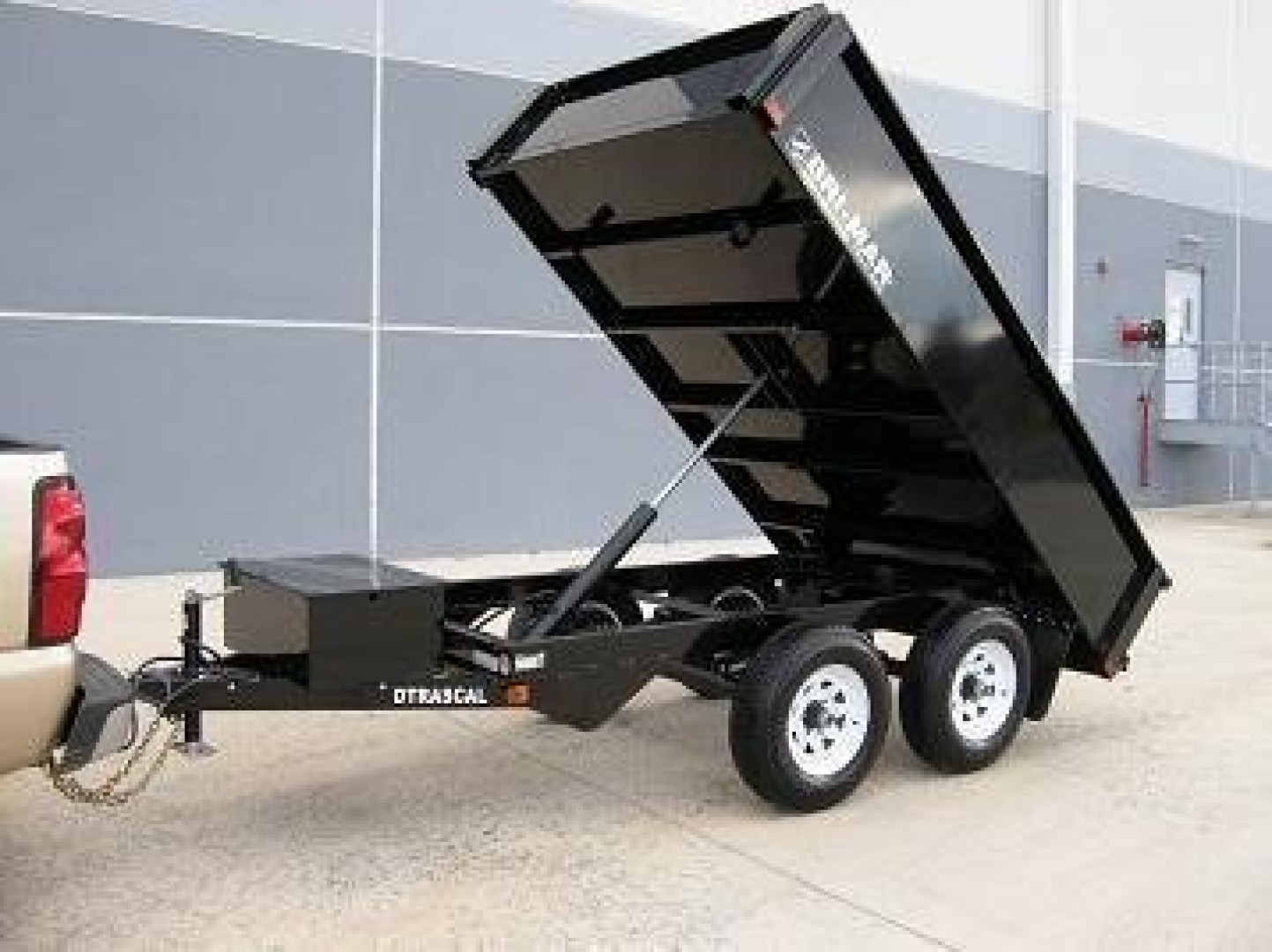 New 2025 BwiseDeckover 6x10 Dump Trailer 7K GVW