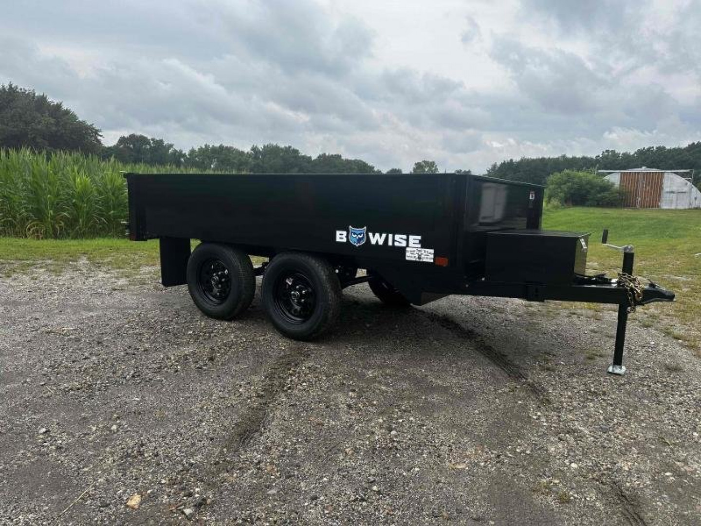 New 2025 BwiseDeckover 6x10 Dump Trailer 7K GVW