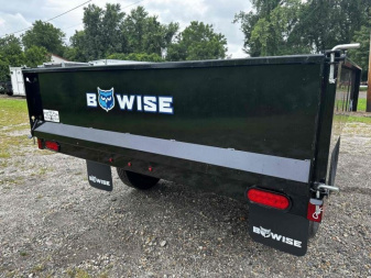 New 2025 BwiseDeckover 6x10 Dump Trailer 7K GVW